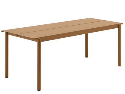 Table Linear Outdoor L 200 x l 75 cm|Orange brûlée
