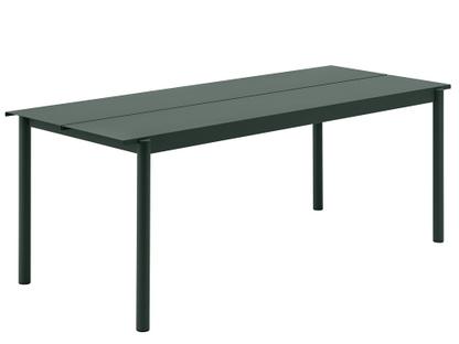 Table Linear Outdoor L 200 x l 75 cm|Vert foncé
