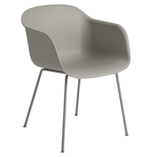 Fauteuil Fiber Tube Gris