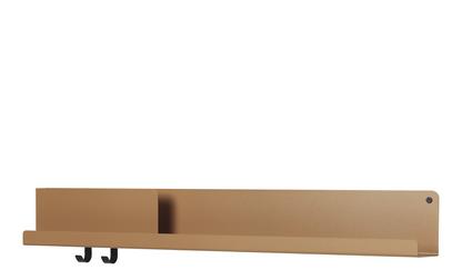 Etagère Folded Shelves H 13 x L 96 cm|Orange brûlée