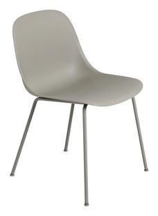 Chaise Fiber Side Tube Gris