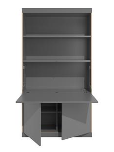 Flai Home Office H 216,8 x L 118 cm|CPL anthracite