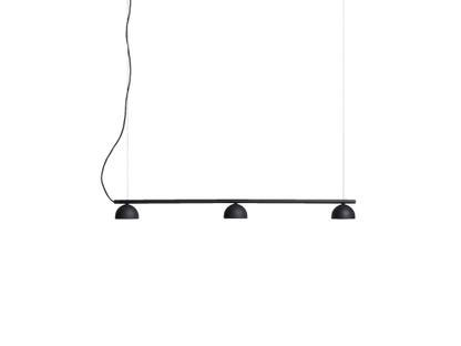 Suspension Blush Rail 3 Abat-jour|Noir