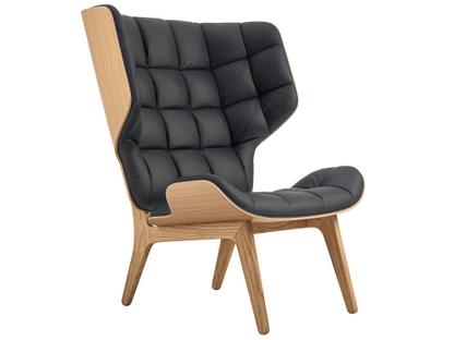 Mammoth Wing Chair Cuir Dunes anthracite 