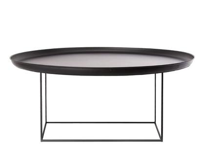 Table Duke L (H 39 x Ø 90 cm)|Noir terre