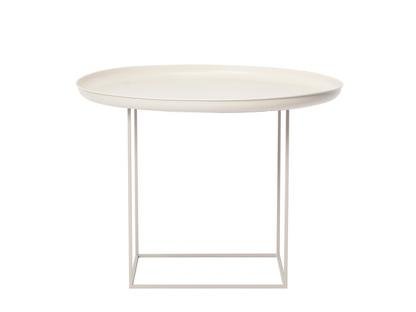 Table Duke M (H 39/45/53 x Ø 70 cm)|Blanc antique