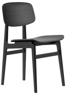 NY11 Dining Chair Chêne laqué noir
