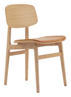 NY11 Dining Chair Chêne naturel - Cuir Dunes camel