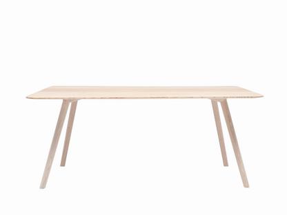 Table à manger Meyer 160 x 92 cm|Frêne ciré avec pigment blanc