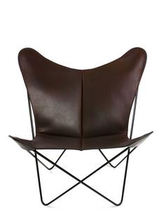 Trifolium Butterfly Chair Moka|Acier thermolaqué noir