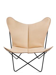 Trifolium Butterfly Chair Naturel|Acier thermolaqué noir