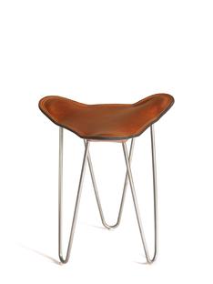 Trifolium Stool Noisette|Acier inoxydable 