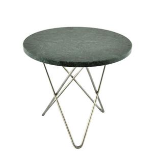 Mini O Table Vert Indio|Acier inoxydable 