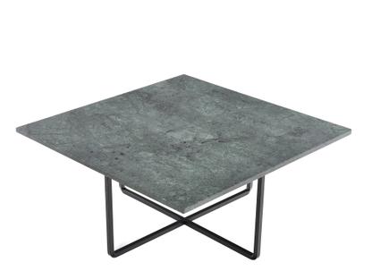 Ninety Table Grand (H 35 x L 80 x P 80 cm)|Vert Indio|Acier thermolaqué noir