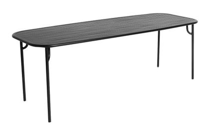 Table Week-End L (220 x 85 cm)|Noir