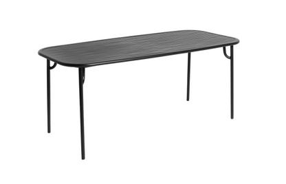 Table Week-End M (180 x 85 cm)|Noir