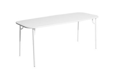 Table Week-End M (180 x 85 cm)|Blanc