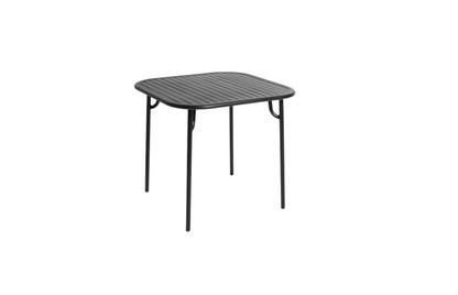 Table Week-End S (85 x 85 cm)|Noir