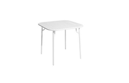 Table Week-End S (85 x 85 cm)|Blanc
