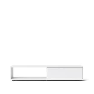Flow Q Lowboard 160 cm|33,6 cm (tiroir)|Blanc