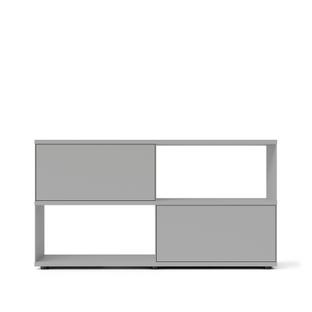 Flow Q Sideboard 160 cm|86,4 cm (2 portes abattantes)|Cool Grey