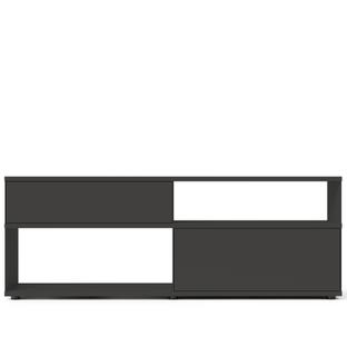 Flow Q Sideboard 200 cm|73,9 cm (1 tiroir et 1 porte abattante)|Graphite