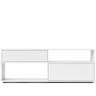 Flow Q Sideboard 200 cm|73,9 cm (1 tiroir et 1 porte abattante)|Blanc