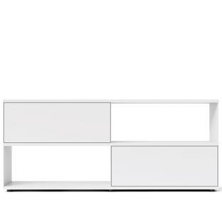 Flow Q Sideboard 200 cm|86,4 cm (2 portes abattantes)|Blanc
