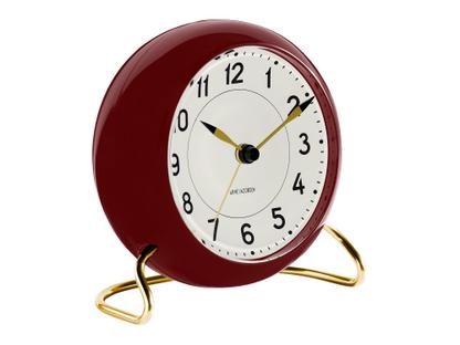 Horloge de table AJ Station bordeaux / blanc