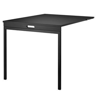 String System Folding Table Frêne teinté noir / noir