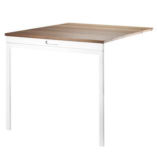 String System Folding Table Noyer / blanc