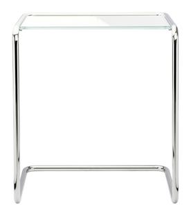 Table d'appoint B 97 verre B 97b (H 57 x l 53 x P 47 cm)