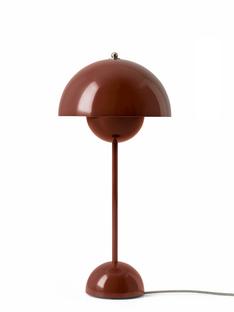 Lampe de table Flowerpot VP3 Brun rouge
