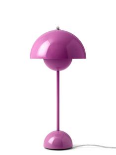 Lampe de table Flowerpot VP3 Rose acidulé