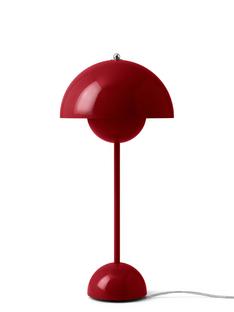 Lampe de table Flowerpot VP3 Rouge vermillon