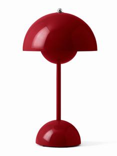 Lampe Flowerpot VP9 Portable Rouge vermillon