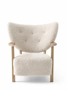 Fauteuil Wulff Peau de mouton|Chêne huilé