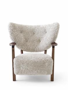 Fauteuil Wulff Peau de mouton|Noix huilée