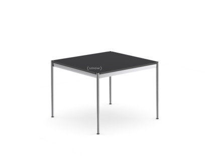 Table USM Haller 100 x 100 cm|Linoleum|Nero