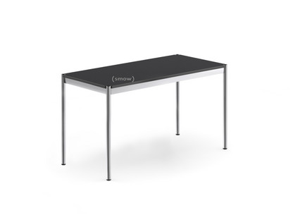 Table USM Haller 125 x 50 cm|Linoleum|Nero