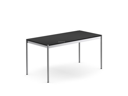 Table USM Haller 150 x 75 cm|Bois|Chêne laqué noir