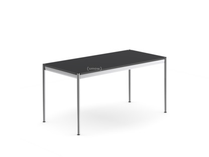 Table USM Haller 150 x 75 cm|Linoleum|Nero
