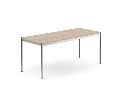 Table USM Haller 175 x 75 cm|Bois|Chêne huilé blanc