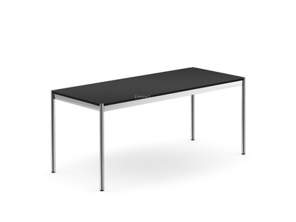 Table USM Haller 175 x 75 cm|Bois|Chêne laqué noir