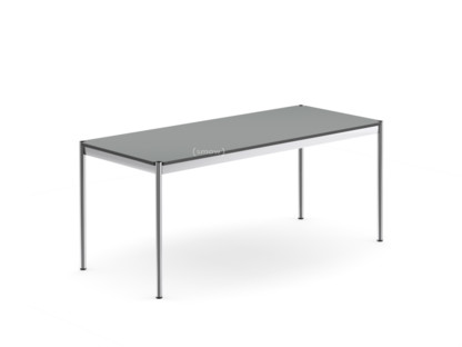 Table USM Haller 175 x 75 cm|Linoleum|Cendre