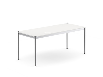 Table USM Haller 175 x 75 cm|MDF (couleurs USM)|Blanc pure RAL 9010