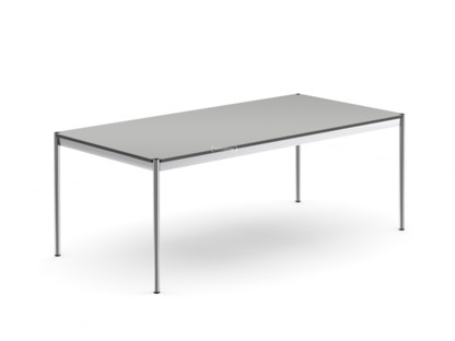 Table USM Haller 200 x 100 cm|Stratifié|Gris pastel 