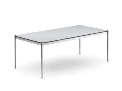 Table USM Haller 200 x 100 cm|Stratifié|Gris perle