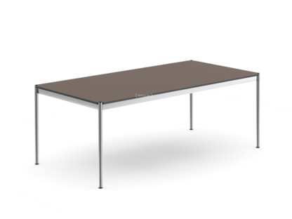 Table USM Haller 200 x 100 cm|Stratifié|Gris chaud
