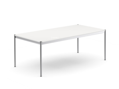 Table USM Haller 200 x 100 cm|MDF (couleurs USM)|Blanc pure RAL 9010